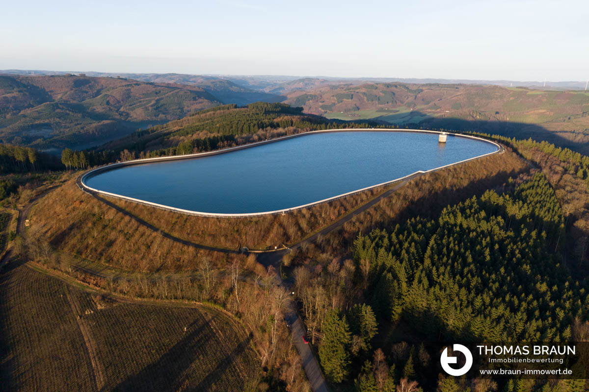 Luftaufnahme Oberbecken Rönkhausen Dahlberg
