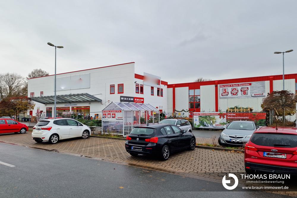 Immobilienbewertung Baumarkt, Nordrhein-Westfalen, Kreis Lippe, Lügde